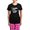 With Pink Pant, variant on CafePress - S1d Pajamas - Women's Short Sleeve Print T-Shirt and Pants Dark Cotton Pajama Set