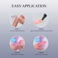 thumbnail image 2 of Press-On Nails KISS Salon X-tend «Nonsense», color blanco claro, 2 of 8