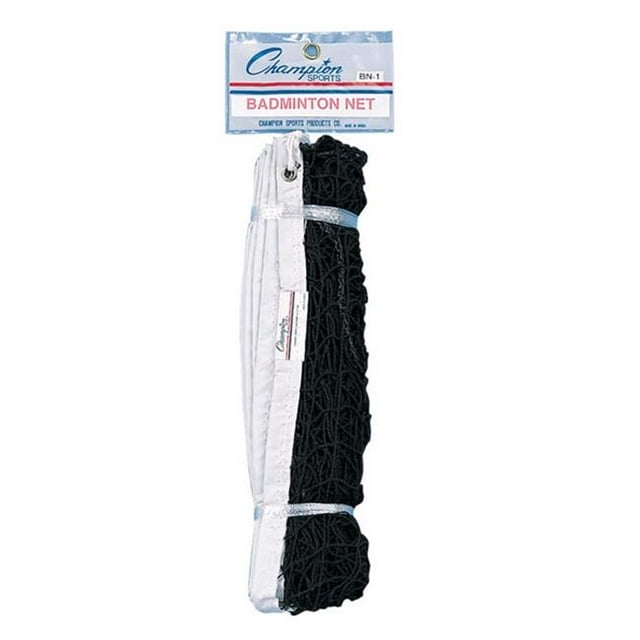 21 x 2,5 Pi 12 Plis Filet de Badminton&44; Noir et Blanc