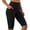 Black, variant on HAiming Women Bike Shorts Yoga Gym Leggings Workout Pants Comfy Solid Color High Waisted Athletic Pants with Pockets
