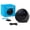 black, variant on Multifunctional Bluetooth Speaker with Digital Alarm Clock, LED Time & Temperature Display, Portable Fabric Desktop Speaker for Bedside, Office, Kitchen & Outdoor Use