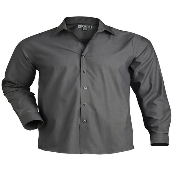 EDWARDS EXECUTIVE OXFORD MENS SHIRT, CHARCOAL, 3XL-35