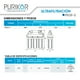 thumbnail image 4 of Purificador Filtro de Agua Purikor 5 Etapas 5 Micras PKUF-5, 4 of 4