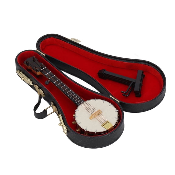 Miniature Banjo Model, Mini Banjo Toys Beautiful  For Toys
