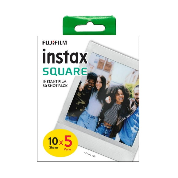 Pack de 50 fotos Film Instax Square White Border