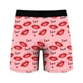 thumbnail image 5 of REORIAFEE Mens Boxer Briefs Valentine's Day Heart Graphic Breathable Boxer Briefs Mid-Rise Comfort Elastic Waistband Underwear Men Stretch Boxers Pink XXL, 5 of 7