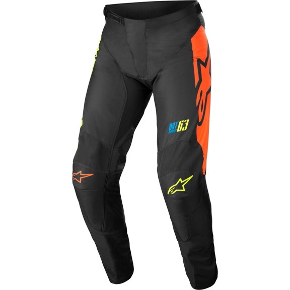 Alpinestars Racer Compass Youth MX Offroad Pants Black/Yellow/Coral 28 USA