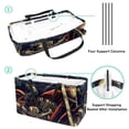 thumbnail image 4 of Motorcycle Reusable Foldable Oxford Cloth Storage Bins: Large Capacity Shopping Bags for Laundry and More, 4 of 7
