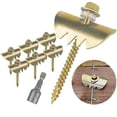 thumbnail image 2 of Fence , Fence Wire Anti ,50Pack Galvanized Fence Wire Fasteners for Softwood, Reusable Fence Nails, 2 of 6
