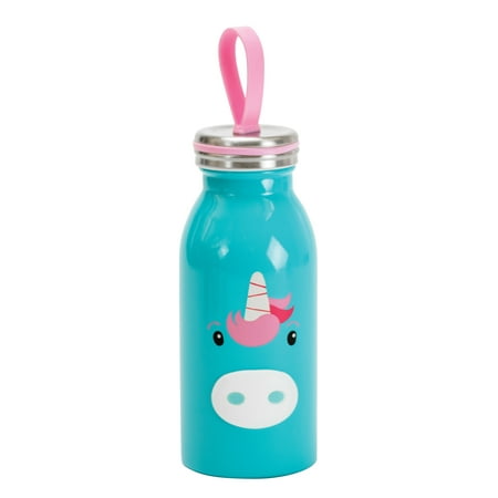 Boston Warehouse 12 Ounce Unicorn Insulated Stainless Steel Kids Water (Best Insulated Water Bottle Reviews)