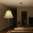 thumbnail image 6 of TOOTOO STAR Bell Lamp Shades Set of 2, Medium Medium 6" Top x 14" Bottom x 10" High Brown Linen LampShade, 6 of 6
