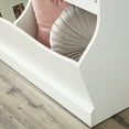 Sauder Storybook Storage Bin Bookcase, Soft White Finish