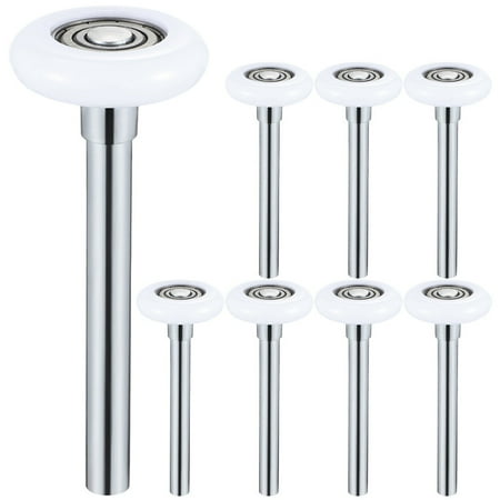 

8pcs Garage Door Roller 45mm Quiet Replacement Roller Nylon Roller With Stem