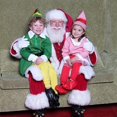 thumbnail image 3 of Disfraz de elfo de Navidad para niños, conjunto completo, ayudante de Papá Noel rosa, verde, para Año Nuevo 2024, 3 of 5