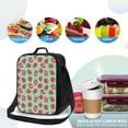thumbnail image 4 of Lsque Hand Drawn Strawberry Lunch Bag Lunch Box for Women Men Reusable Insulated Lunch Tote Bag,Leakproof Thermal Cooler Sack Food Handbags Case High Capacity, 4 of 9