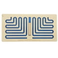 thumbnail image 1 of Miangastore Interhemispheric Maze Toy Blue Wood 1Set 11.7X5.8X0.2In, 1 of 8