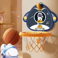thumbnail image 2 of Kid's Basketball Hoop Set Height Adjustable Small Wall Mount Indoor Basketball Stand Hoop Kit Basketball Goals Toy with Ball Pump, 2 of 12