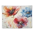 thumbnail image 5 of Patifu Flowers Butterfly Watercolor Tapestry Wall Hanging Unique Style for Home Wall Decor Art Living Room Bedroom Farmhouse Dorm Decorations - 4 Sizes Available 40x30inch, 5 of 6