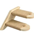 thumbnail image 1 of QualitChoice Cat S Natural Instincts Katzentreppe Wand Elemente Rounded Of Steps To Avoid Injuries When Cat Jumps khaki,carton box Two steps, 1 of 6
