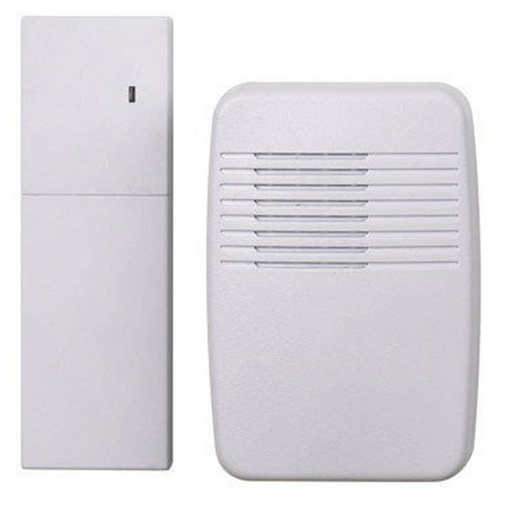 Heath Zenith SL7357 Wireless PlugIn Door Chime Extender, White