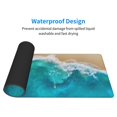 thumbnail image 5 of Disketp Gaming Mouse Pad Beach Pattern Large Mouse Mat Long Extended Desk Pad Non-Slip Rubber Mice Pads Stitched Edges Thin Pad (11.8x31.5 Inch), 5 of 9