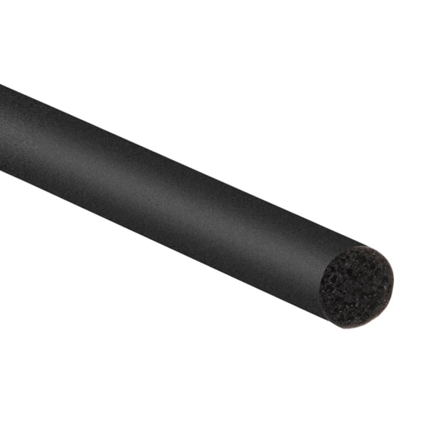 Uxcell 1/8 pulgada x 78.7 pies rodillo de respaldo, cinta de espuma para sellar juntas y grietas, tira de sellado para construcción del hogar, negro