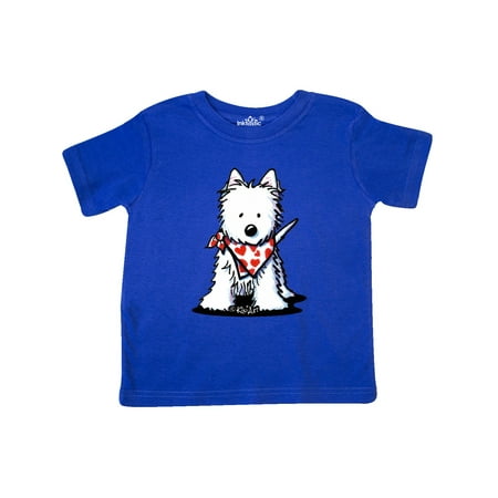 

Inktastic Westie In Bandana Gift Toddler Boy or Toddler Girl T-Shirt