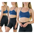 thumbnail image 2 of ToBeInStyle Womens Pack of 6 Non-Padded Adjustable Strap Bras, 2 of 5