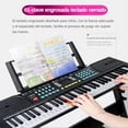 thumbnail image 2 of Teclado De Piano Musical Digital De 61 Teclas Con Micrófono, 2 of 4
