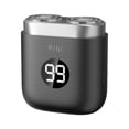thumbnail image 2 of Pocket Shaver Travel Shaver de hombres inalámbricos Dry y Húmedo Húmedo Recortadora de barba facial para recortar la oficina de viajes de la oficina gris, 2 of 8