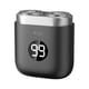 thumbnail image 2 of Pocket Shaver Travel Shaver de hombres inalámbricos Dry y Húmedo Húmedo Recortadora de barba facial para recortar la oficina de viajes de la oficina gris, 2 of 8