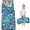 Football and Golfball Blue Pattern, variant on Football and Hockeyball Green Pattern Teens Toddler Nap Mat with Pillow, Sleeping Mat Bag for Preschool Daycare 59"x22"