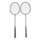 thumbnail image 1 of Juego De Raquetas De Bádminton Para 2 Jugadores, Raquetas De Bádminton De Una Sola Pieza, De Aluminio Al Carbono Y Ligeras, Juego De Raquetas De Bádminton Con Bolsa De, 1 of 7