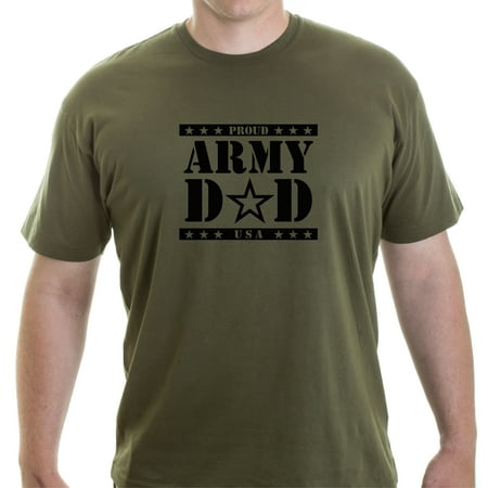 Grab A Smile Army Dad Adult Short Sleeve 100% Cotton Men's (Army Be The Best Clothing)