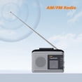 thumbnail image 4 of 233 Reproductor de cinta de casete Radio AM FM portátil Altavoz incorporado con conector p ezcap Equipo de radio, 4 of 7