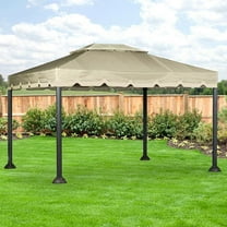 Garden Winds Replacement Canopy Top for the Garden House 10x12 gazebo, Beige