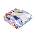 thumbnail image 5 of Colorful Fish Swimming Pattern Throw Blanket, Super Soft Anti-Pilling Flannel Bed Blankets, 80"x60", 5 of 8