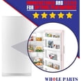 thumbnail image 6 of Upgraded Whole Parts Refrigerator Freezer Door Seal Gasket (Magnetic Strip Inside, White) Part# W10850441 - Replacement & Compatible with Some Amana, Maytag and Whirlpool Refrigerators, 6 of 8