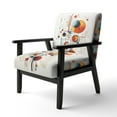 thumbnail image 3 of Designart « Colorful Suprematism Pure composition II » Fauteuil d'Appoint Rembourré Abstrait Multicolore - Fauteuil Moderne pour Salon, 3 of 7