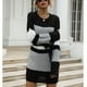 thumbnail image 5 of Vestido de suéter ANGGREK Bloque de Color M, 5 of 7