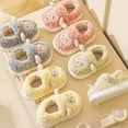 thumbnail image 5 of UAYOTSE Slippers Children Boys Girls Winter Plush Slippers Closed Rear Indoor Slippers Cute Kids Home Slippers Warm Soft Slippers Nursery Winter Shoes Funny Boy Girls,Sizes 12, 5 of 9