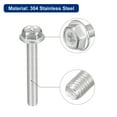 thumbnail image 4 of Uxcell M6x40mm Phillips Hex Head Flange Bolts, 10 Pack 304 Stainless Steel Screws, 4 of 5