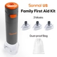 thumbnail image 2 of Sonmol First Aid Kit Compact Portable Design for Home, Travel & Personal Use, with Dust-Proof Bag, 2 of 7