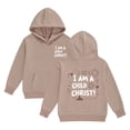 thumbnail image 4 of WERYOUNG Girls Hoodies Fashion Letter Prints Long Sleeve Hooded Sweatshirts With Pocket For Kids Cozy Graphic Pullover Hoodie Stylish Tops 4-5 Years, 4 of 4