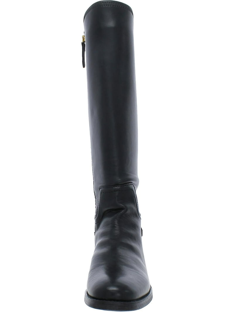 Franco Sarto Womens Merina Knee High Riding Boots Black Stretch