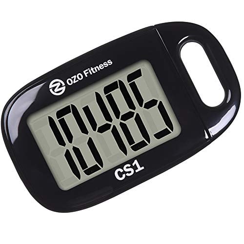A420S Blue with 3DFitBud Simple Step Counter Walking 3D Pedometer with Lanyard 