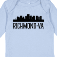 thumbnail image 4 of Inktastic Richmond Virginia City Skyline Boys or Girls Long Sleeve Baby Bodysuit, 4 of 5