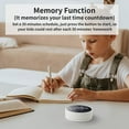 thumbnail image 6 of VOCOO Magnetic Countdown Timer For Digital Kitchen Timer Countup Timer with Large LED Display, Easy for Cooking and for Seniors and Kids to Use - White(Battery Included), 6 of 9