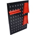 thumbnail image 5 of Metal Pegboard Wall Organizer, 4ft Black Garage Tool Storage with Hooks & Racks, 5 of 20