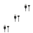 thumbnail image 2 of Moyic Cable de carga de reloj inteligente de plástico, interfaz USB, reemplazo de accesorios de cable de cargador para el hogar para M5 M6 Type1 NO1, 2 of 6
